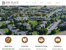 Tablet Screenshot of blairplace.com